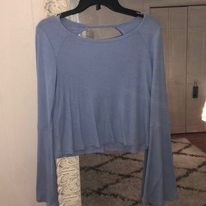 Hollister Flared Long Sleeve Top